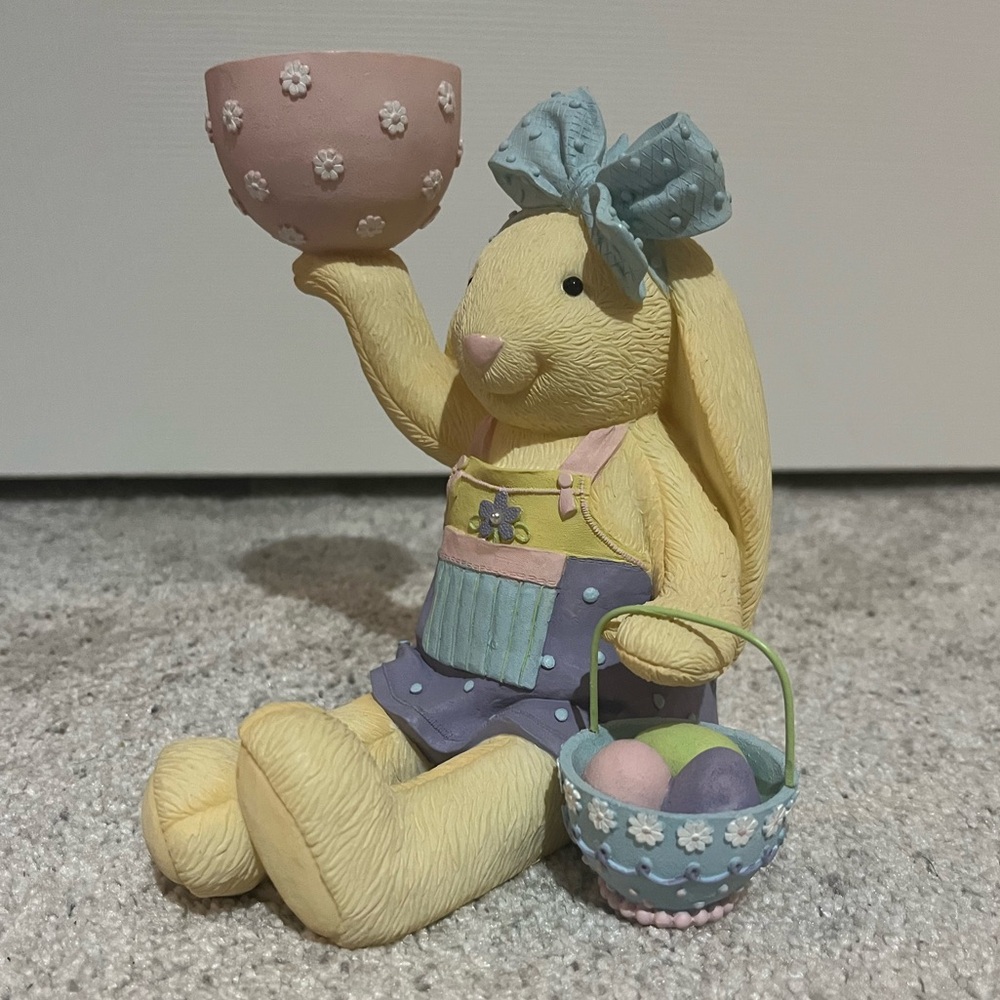 Hallmark Easter Bunny Candle Holder - Picture 2 of 9